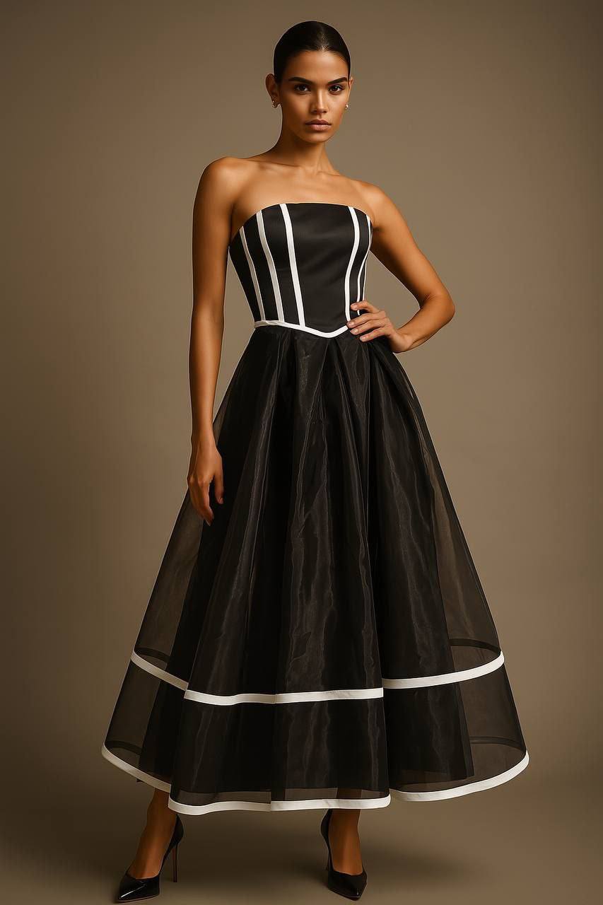 پیراهن مجلسی _ میدی دکلته مدل آوینا