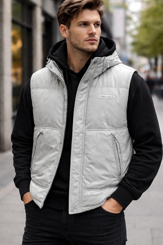 پافر مردانه کلاهدار اسپرت ,سبک، گرم و مناسب استفاده روزمره و استایل شهری