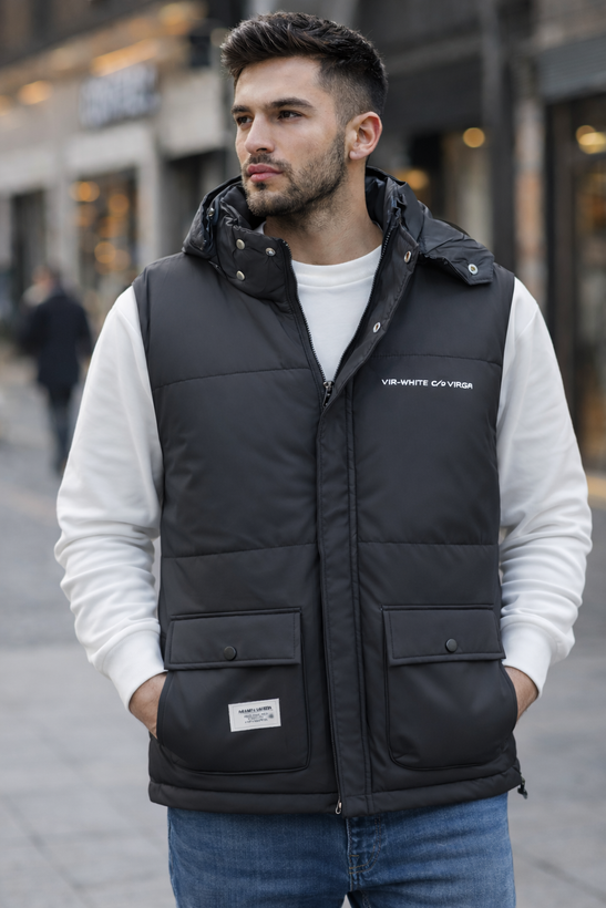 پافر مردانه کلاهدار اسپرت ,سبک، گرم و مناسب استفاده روزمره و استایل شهری